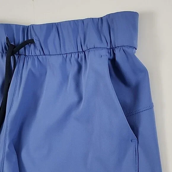 ZYIA Active Women's Blue Athletic Shorts Unlined 3.5" Inseam Pockets Size Large - Picture 5 of 11